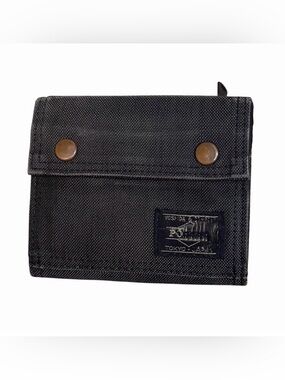Porter Yoshida & Co. Smoky Bifold Wallet Unisex Black Zip